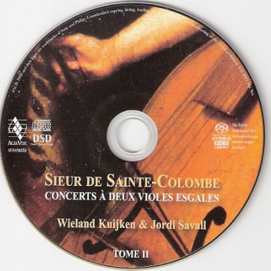 Concerts A Deux Violes Esgales Sieur De Sainte-Colombe: Concerts A Deux Violes Esgales