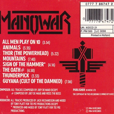 Manowar (Мановар): Sign Of The Hammer