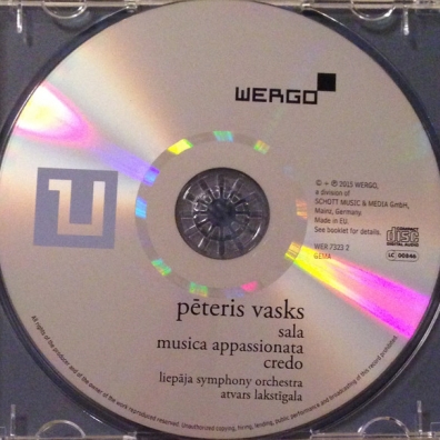 Vasks: Sala/Musica Appassionata/Credo Peteris Vasks (Петерис Васкс): Vasks: Sala/Musica Appassionata/Credo