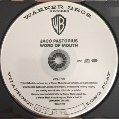 Jaco Pastorius (Жако Пасториус): Word Of Mouth