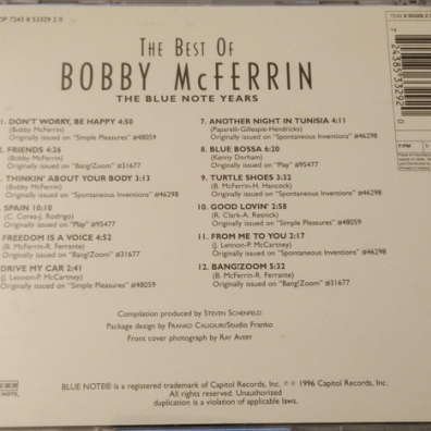 Bobby McFerrin (Бобби Макферрин): The Best Of Bobby Mcferrin