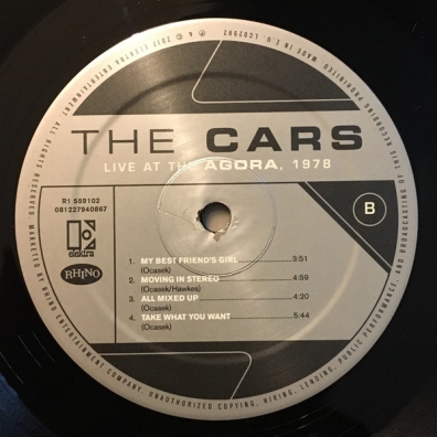 The Cars: Live At The Agora 1978