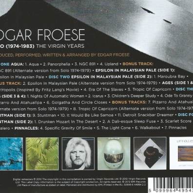 Edgar Froese (Эдгар Фрёзе): The Virgin Years