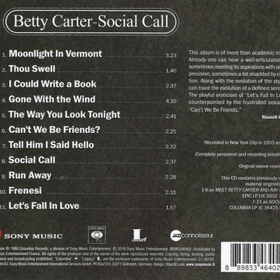 Betty Carter (Бетти Картер): Social Call