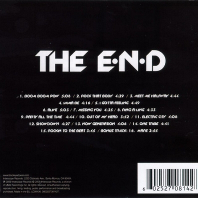 THE E.N.D. (The Energy Never Dies) The Black Eyed Peas (Зе Блэк Ай Пис): THE E.N.D. (The Energy Never Dies)