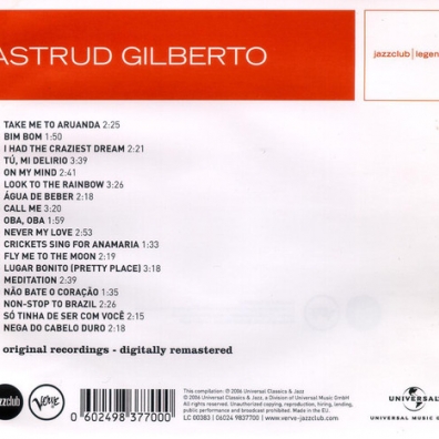 Astrud Gilberto (Аструд Жилберту): Non-Stop To Brazil