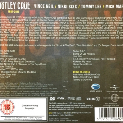 Motley Crue (Мотли Крю): The End - Live In Los Angeles