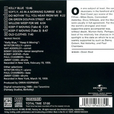 Kelly Blue Wynton Kelly (Винтон Келли): Kelly Blue