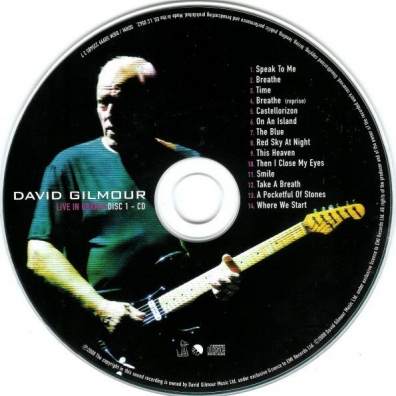David Gilmour (Дэвид Гилмор): Live In Gdansk