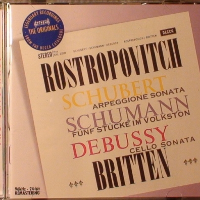 Мстислав Ростропович: Schubert, Schumann, Debussy
