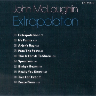 Extrapolation John McLaughlin (Джон Маклафлин): Extrapolation