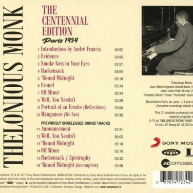 Thelonious Monk (Телониус Монк): Piano Solo