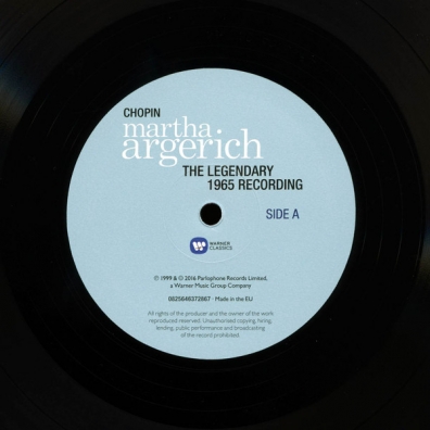 Chopin - The Legendary 1965 Recording Martha Argerich (Марта Аргерих): Chopin - The Legendary 1965 Recording