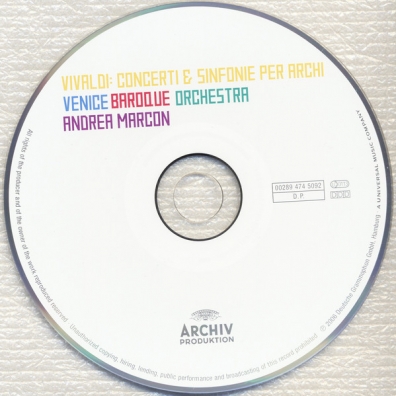 Andrea Marcon (Андреа Маркон): Vivaldi: Concerti e Sinfonie per Archi