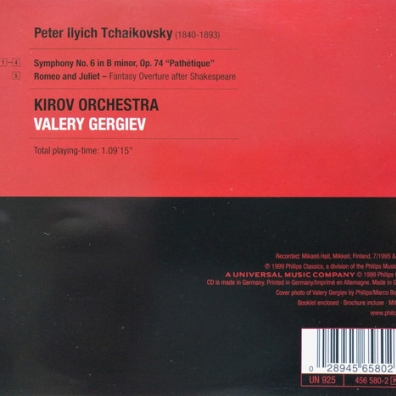 Tchaikovsky: Symphony No.6; Romeo and Juliet Fanta Валерий Гергиев: Tchaikovsky: Symphony No.6; Romeo and Juliet Fanta