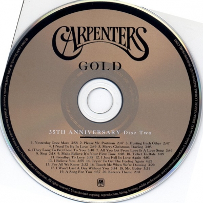 The Carpenters: Carpenters Gold - 35th Anniversary Edition