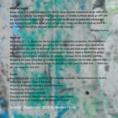 Alpine Aspects: Homage To O.C. Wolfgang Puschnig (Вольфганг Пушник): Alpine Aspects: Homage To O.C.