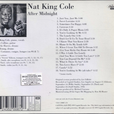 After Midnight: The Complete Sessions Nat King Cole (Нэт Кинг Коул): After Midnight: The Complete Sessions