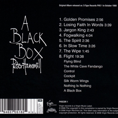A Black Box Peter Hammill (Питер Хэммилл): A Black Box