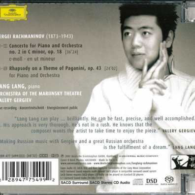 Rachmaninov: Piano Concerto No.2; Rhapsody Валерий Гергиев: Rachmaninov: Piano Concerto No.2; Rhapsody