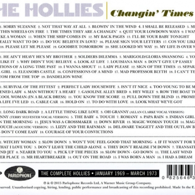 Changin’ Times - The Complete Hollies: January 1969 – March 1973 The Hollies (Зе Холлиес): Changin’ Times - The Complete Hollies: January 1969 – March 1973