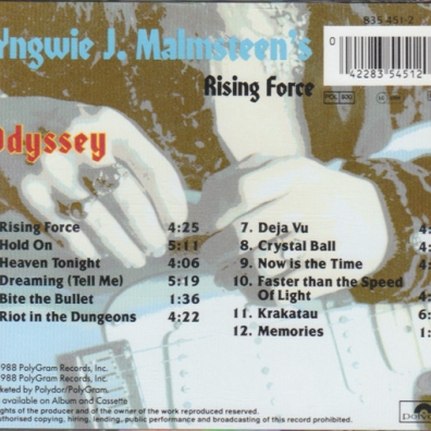 Odyssey Yngwie Malmsteen (Ингви Мальмстин): Odyssey