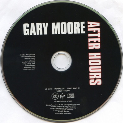 After Hours Gary Moore (Гэри Мур): After Hours