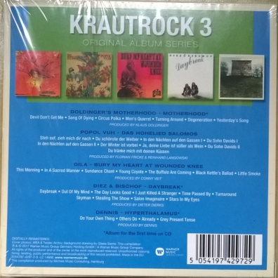 Original Album Series - Krautrock, Vol. 3 (Doldinger'S Motherhood - Motherhood / Popol Vuh - Das Hohelied Salomos / Gila - Bury My Heart At Wounded Knee / Diez & Bischof - Daybreak / Dennis - Hyperthalamus)