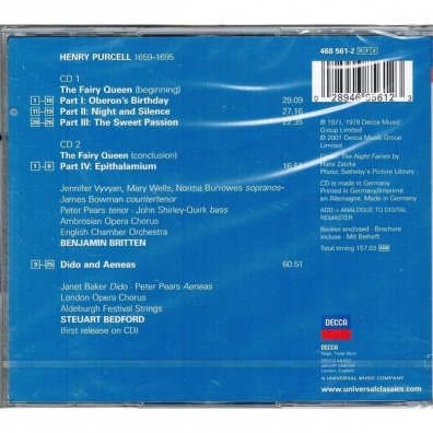 Purcell: The Fairy Queen; Dido & Aeneas Purcell: The Fairy Queen; Dido & Aeneas
