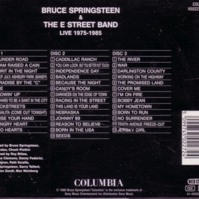 Live/1975-85 Bruce Springsteen (Брюс Спрингстин): Live/1975-85