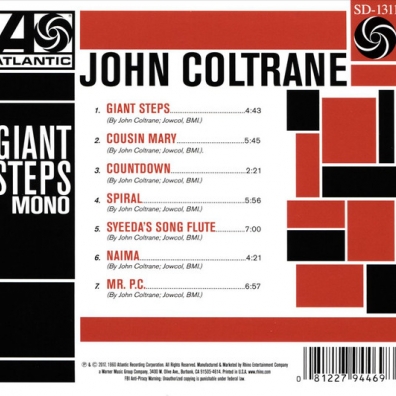 John Coltrane (Джон Колтрейн): Giant Steps (Mono Remaster)