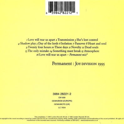 Joy Division (Джой Дивижн): Permanent: Joy Division 1995