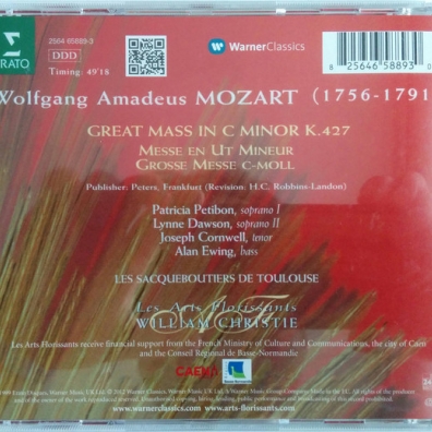 Great Mass In C Minor K427 William Christie (Уильям Кристи): Great Mass In C Minor K427