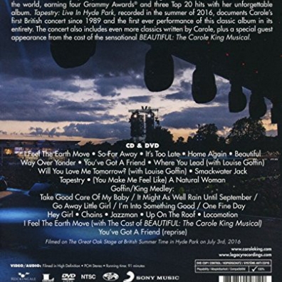 Tapestry: Live at Hyde Park Carole King (Кэрол Кинг): Tapestry: Live at Hyde Park