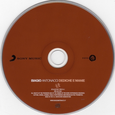 Dediche E Manie Biagio Antonacci (Бьяджо Антоначчи): Dediche E Manie