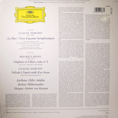 Herbert von Karajan (Герберт фон Караян): Debussy: La Mer/ Ravel: Dapnis & Chloe