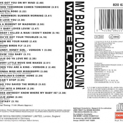 My Baby Loves Lovin' White Plains (Уайт-Плейнс): My Baby Loves Lovin'