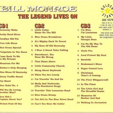 Father Of Bluegrass - The Legend Lives On Bill Monroe (Билл Монро): Father Of Bluegrass - The Legend Lives On