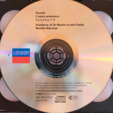 Vivaldi: L'Estro Armonico Neville Marriner (Невилл Марринер): Vivaldi: L'Estro Armonico