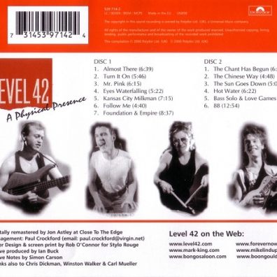 A Physical Presence Level 42 (Левел 42): A Physical Presence
