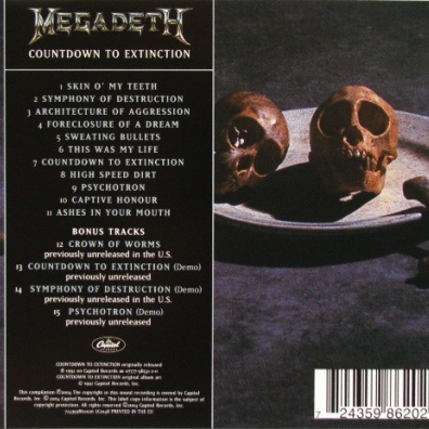 Countdown To Extinction Megadeth (Megadeth): Countdown To Extinction