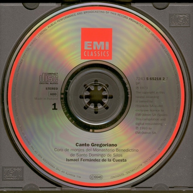 Canto Gregoriano Vol.1 The Benedictine Monks Of Santo Domingo De Silos: Canto Gregoriano Vol.1