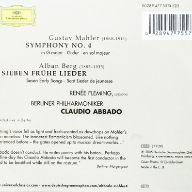 Claudio Abbado (Клаудио Аббадо): Mahler: Symphony No.4