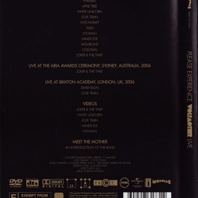 Please Experience Wolfmother Live Wolfmother (Вульфмазе): Please Experience Wolfmother Live