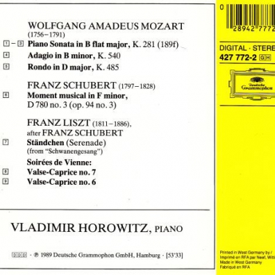 Horowitz At Home Vladimir Horowitz (Владимир Самойлович Горовиц): Horowitz At Home