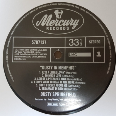 Dusty Springfield (Дасти Спрингфилд): Dusty In Memphis