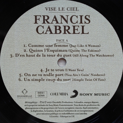 Vise Le Ciel Francis Cabrel (Франсис Кабрель): Vise Le Ciel