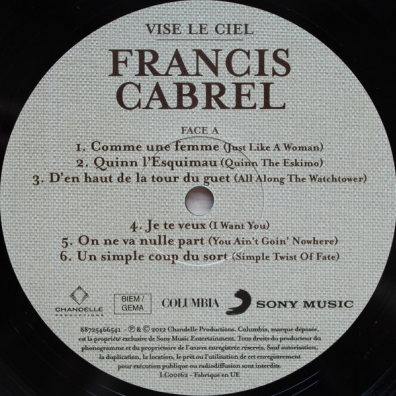 Francis Cabrel (Франсис Кабрель): Vise Le Ciel