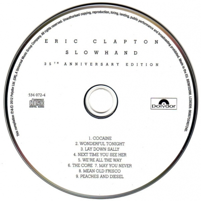 Eric Clapton (Эрик Клэптон): Slowhand 35th Anniversary