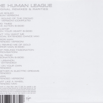 Original Remixes & Rarities The Human League (The Human League): Original Remixes & Rarities